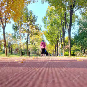 Chinese Park jogging track rubber flooring jogging track material