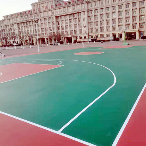 outdoor basketball flooring | outdoor basketball court surface materia l Silicon PU stadium material