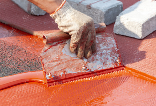 running track installation