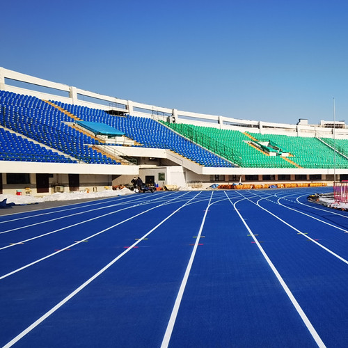 WA Approved Prefabricated Rubber tartan athletics track For 400 Meter Standard Track Field