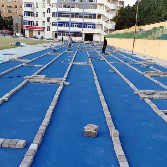 Fuqing People's Stadium equipped with prefabricated rubber tartan athletics track