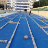 Fuqing People's Stadium equipped with prefabricated rubber tartan athletics track