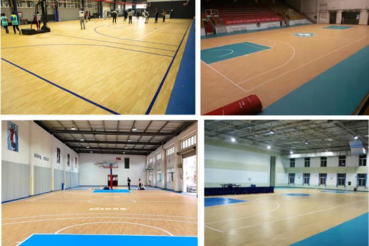 indoor basketball court flooring