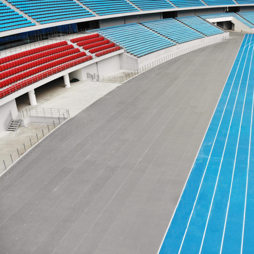 Prefabricated Indoor athletics track prefabricated surface 13 mm running track material