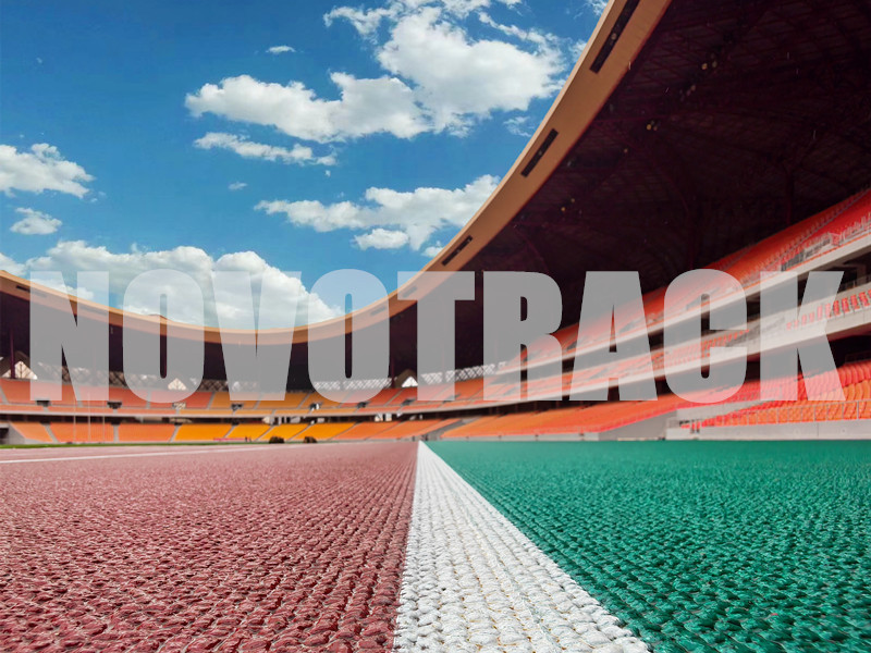 co-vulcanised athletics track