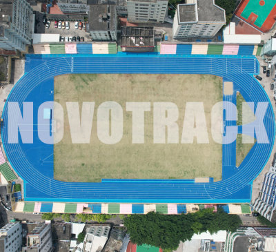 Rubber running track material for outdoor indoor stadium athletics track
