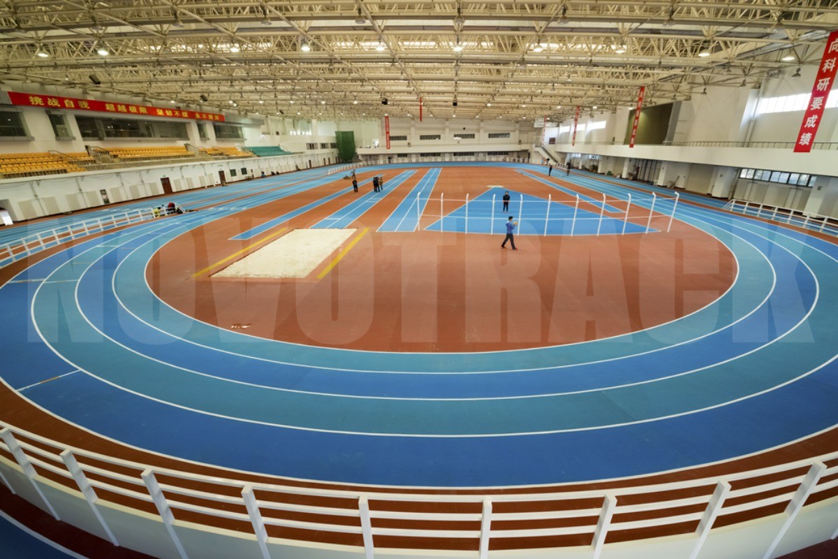 Novotrack  provided sport flooring and installation for Xi'an athletic Training Center