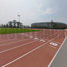How much does it cost to build an athletics track?