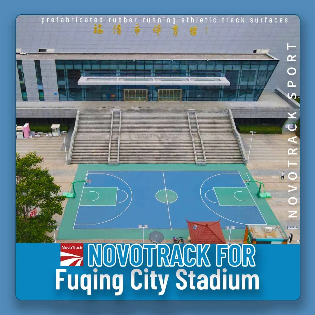 basketball court rubber surface application