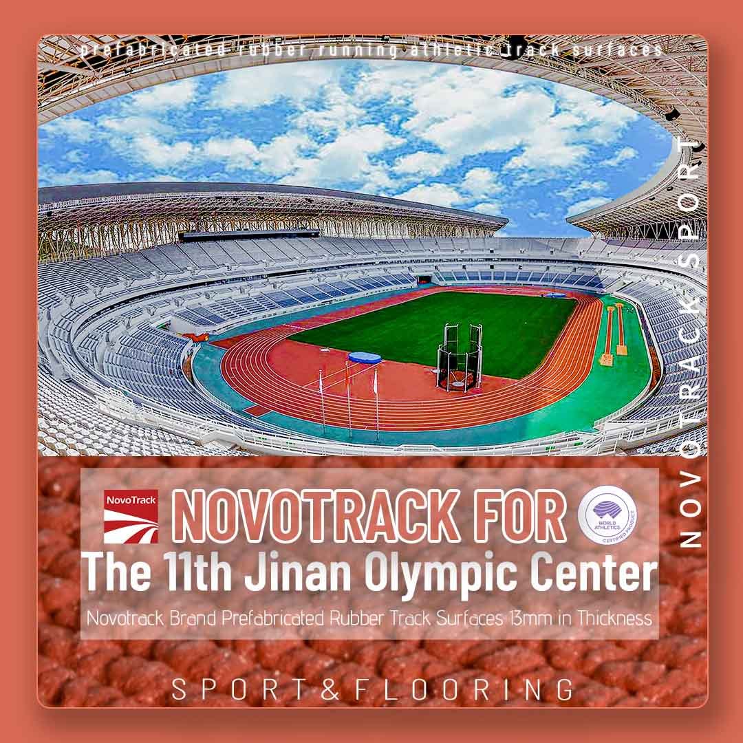 Celebrating Athletic Excellence – The 11th Jinan Olympic Center Unveils State-of-the-Art Rubberized Track Surface