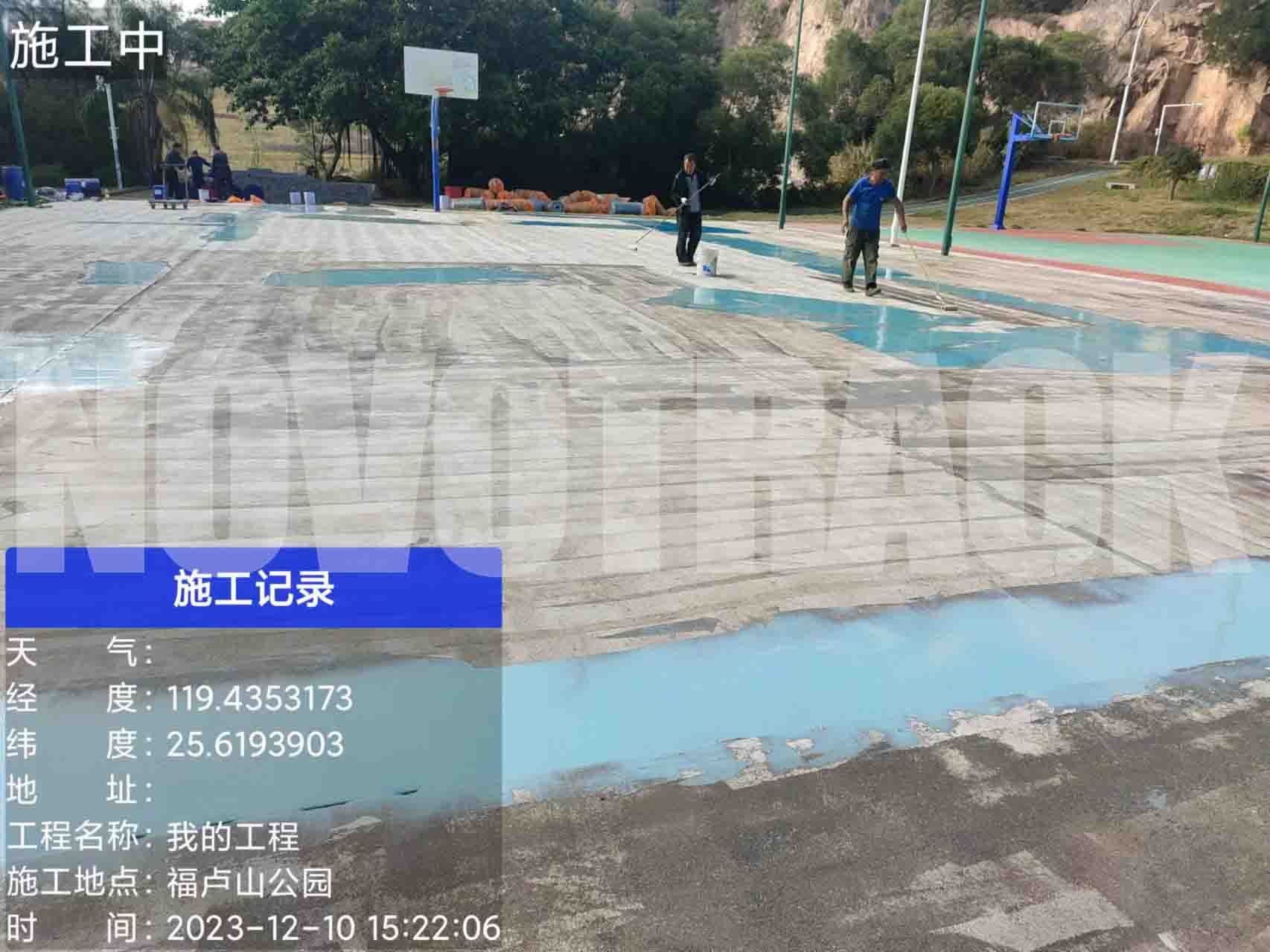 how to build an outdoor basketball court floor
