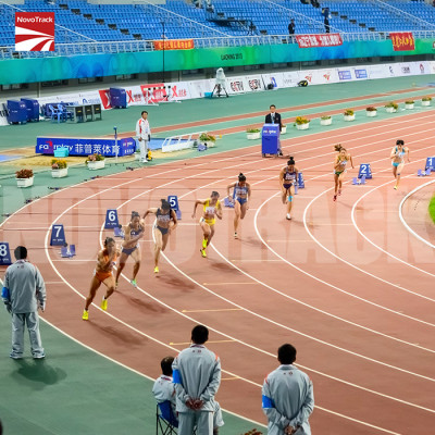 How to Calculate the Area of a Running Track?——International standard 400m sports field size calculation