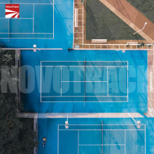 How many square feet is a tennis court?