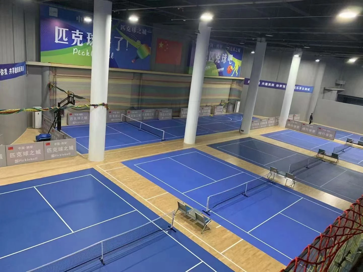 novotrack indoor pvc pickleball court flooring
