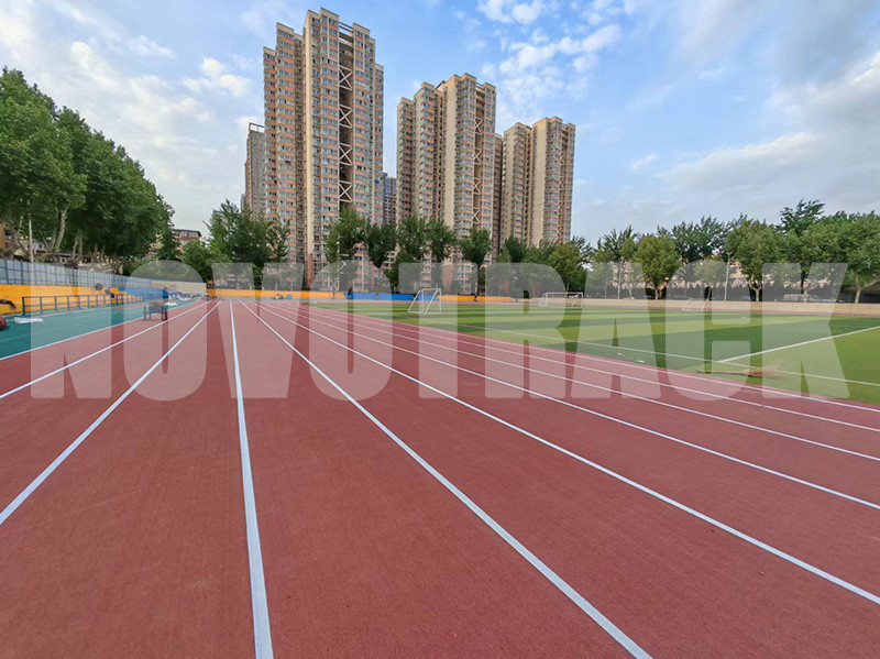 prefabricated rubber running track