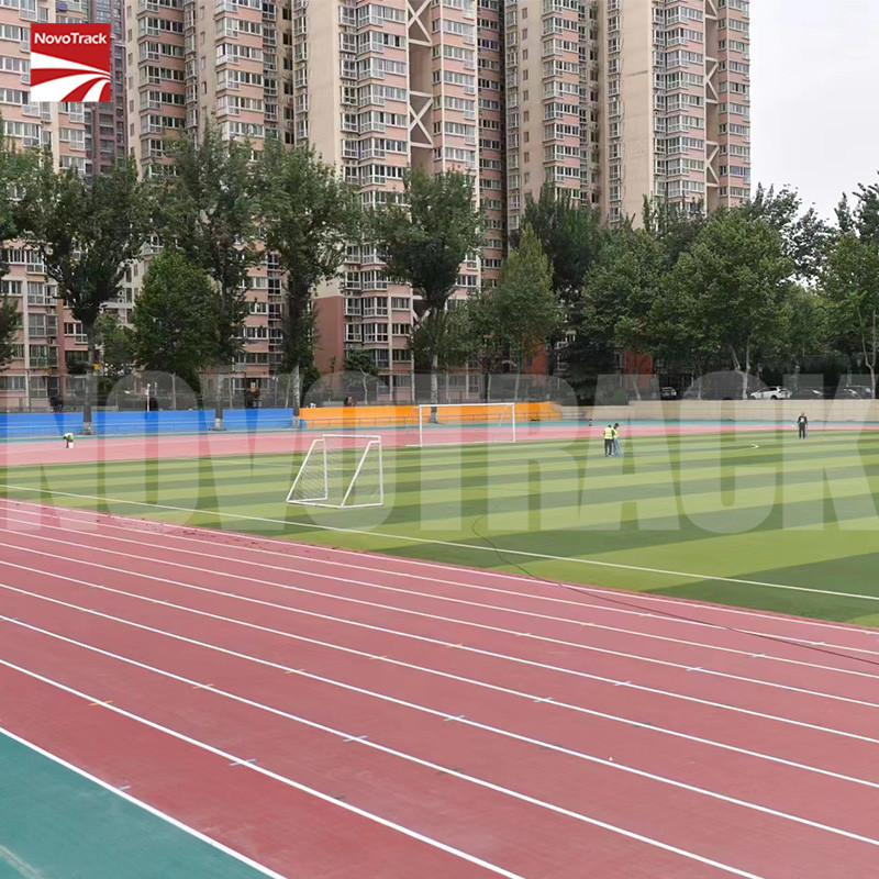 artificial running track