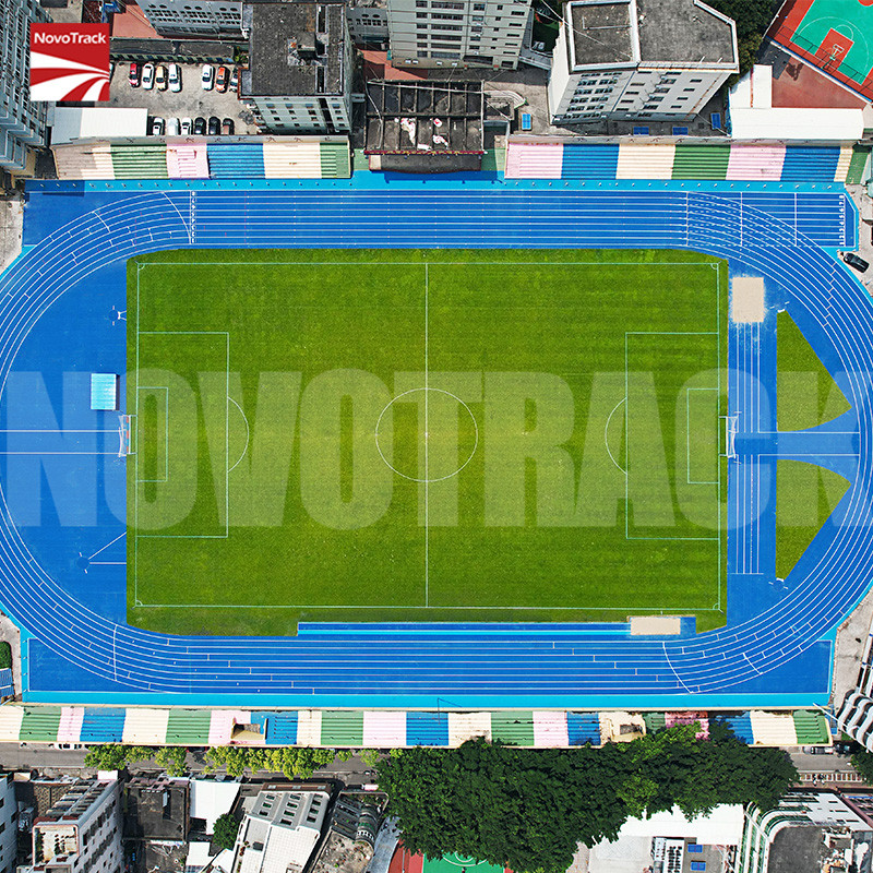 novotrack school rubber running track project