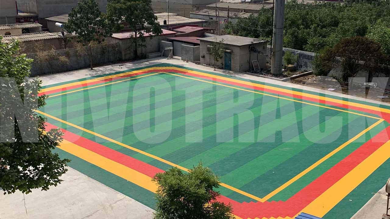 novotrack sports court flooring application1