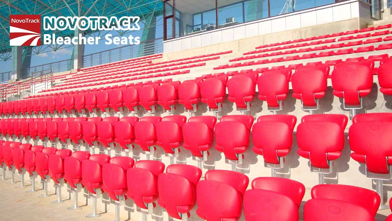 NovoTrack bleacher seats