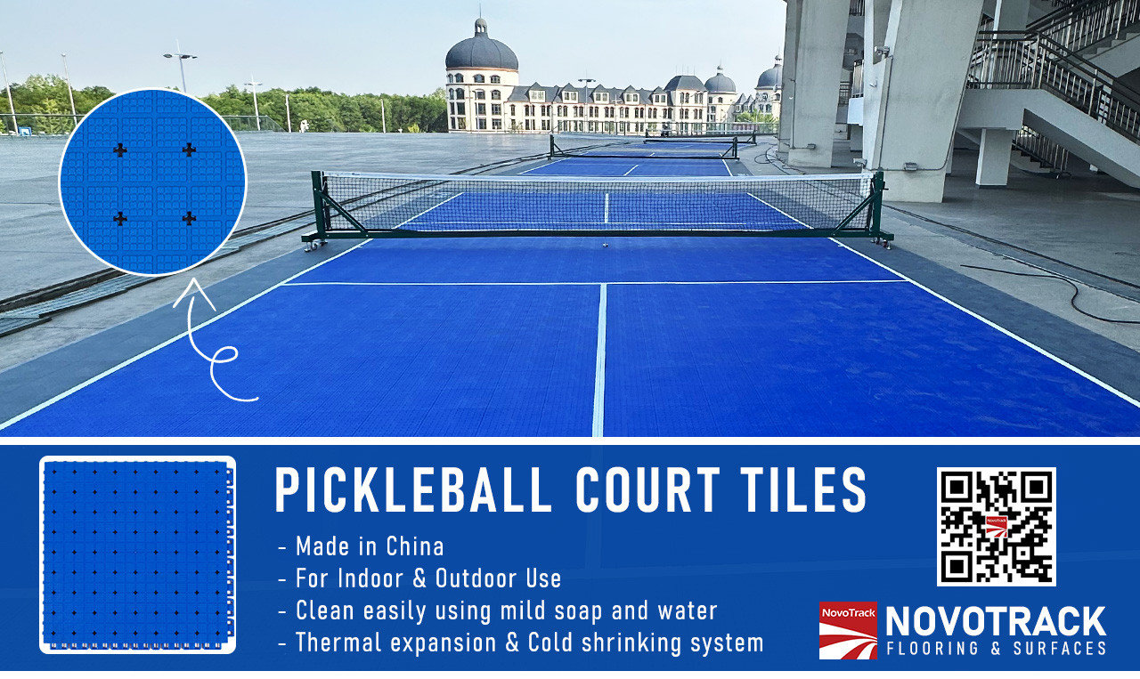 pickleball court tiles