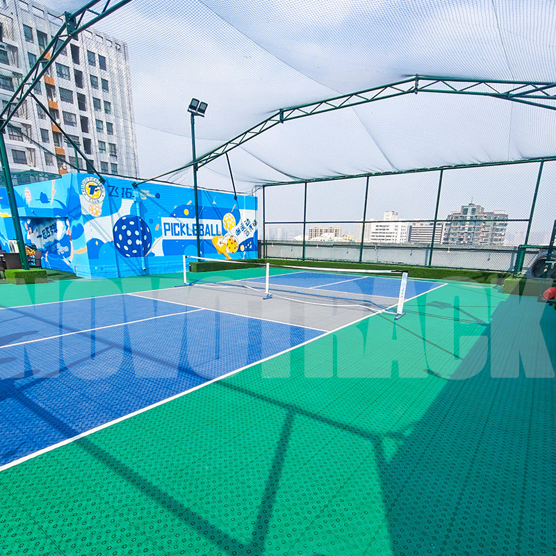 pickleball court flooring interlocking tiles