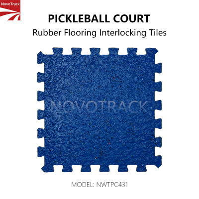Prefabricated Rubber Pickleball Court Flooring – Interlocking Tiles & Roll-Out Surfaces