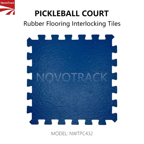 Prefabricated Rubber Pickleball Court Flooring – Interlocking Tiles & Roll-Out Surfaces