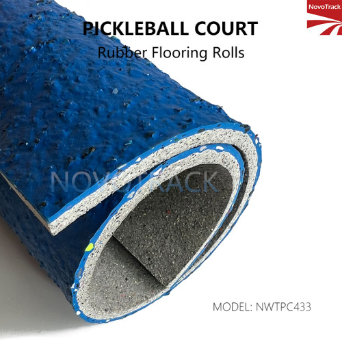 Prefabricated Rubber Pickleball Court Flooring – Interlocking Tiles & Roll-Out Surfaces