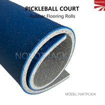 Prefabricated Rubber Pickleball Court Flooring – Interlocking Tiles & Roll-Out Surfaces