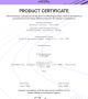 WORLD ATHLETICS PRODUCT CERTIFICATE