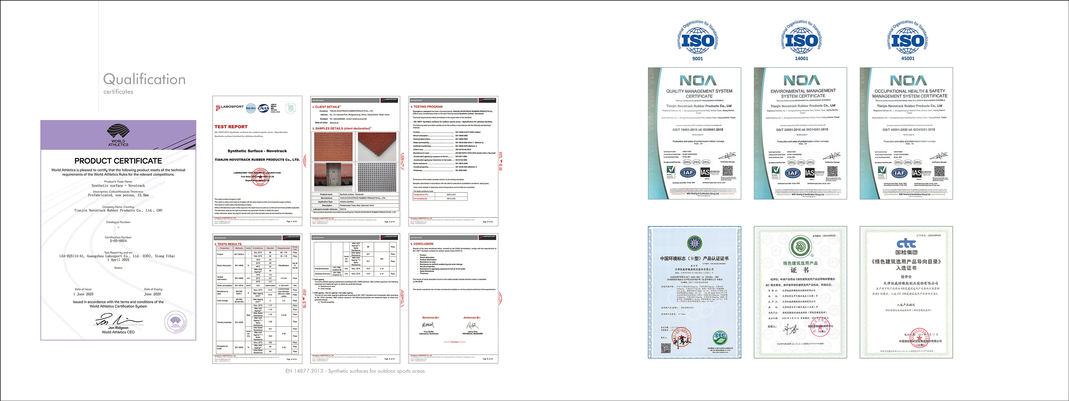 2026 WA & EN14877 & ISO Certificates