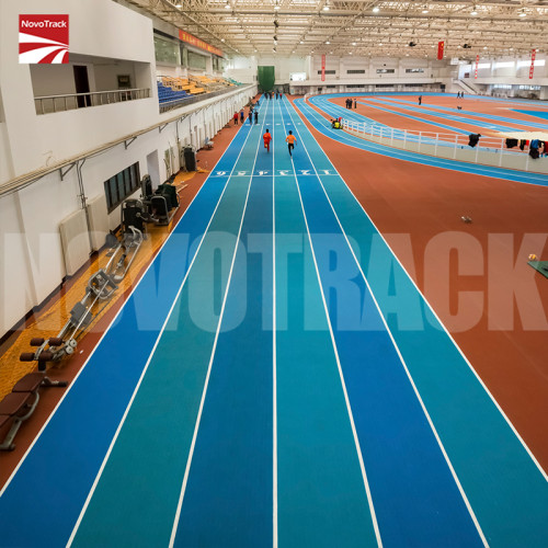 Indoor athletics track prefabricated surface vulcanized rubber running track surfaces
