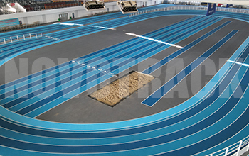 prefabricated rubber track surface