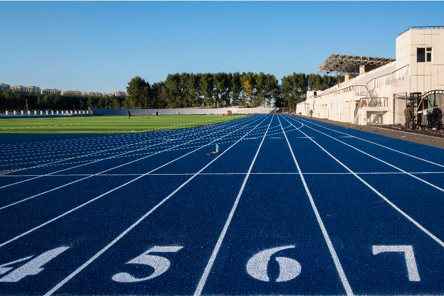 Outdoor athletic tracks