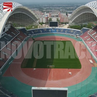 Weinan Sports Center Upgrade: NovoTrack Delivers High-Standard Prefabricated Rubber Running Track