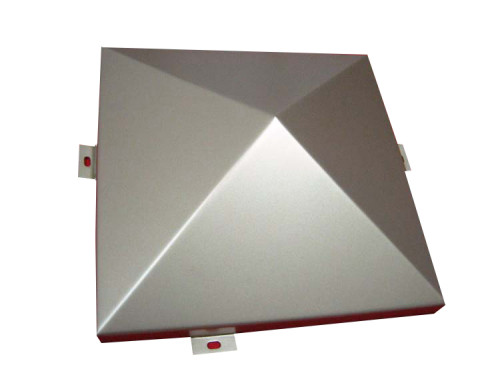 PVDF painting aluminum veneer  triangle curtain wall profile