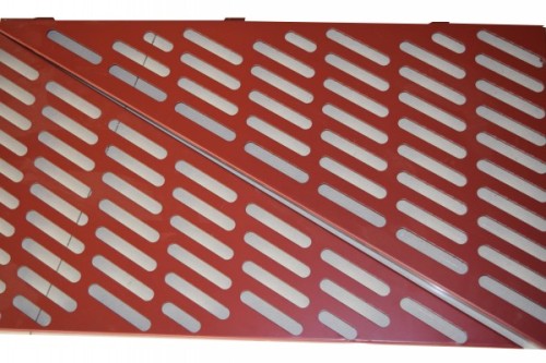 Anti - Corrosion Aluminium Perforated Panel , Custom Exterior Wall Cladding