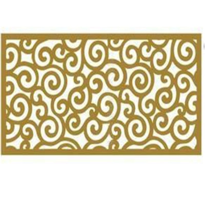 Outdoor wall decoration with 3.0mm laser cutting aluminum plate
