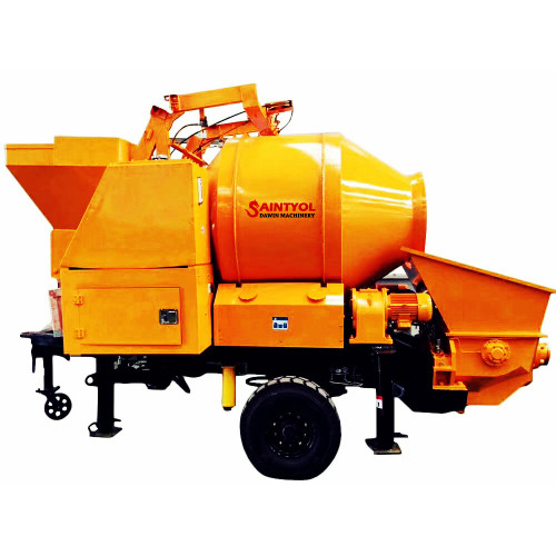 DJBT40-11-56 Trailer Mobile Diesel Concrete Mixing Pump, Concrete Mixer with Pump