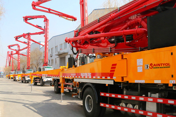 concrete mixing pump