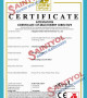 CE certificates for Self-loading Concrete Mixer