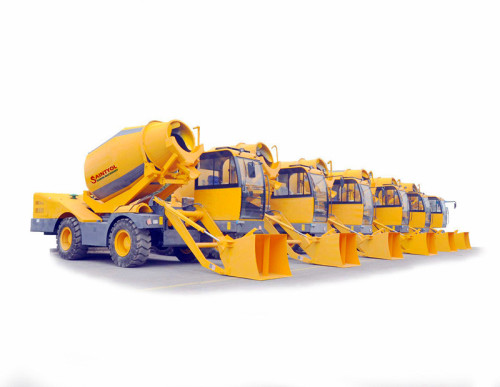 1.6m3 Automatic Self-loading Concrete Mixer Truck