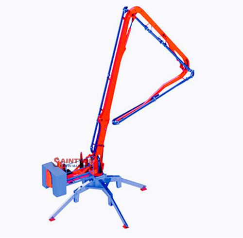 15m 3 Sections Trailer Mobile Spider Hydraulic Concrete Placing Boom