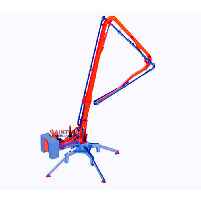 15m 3 Sections Trailer Mobile Spider Hydraulic Concrete Placing Boom