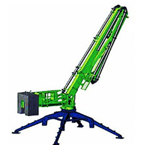 17m 3 Sections Trailer Mobile Spider Concrete Placing Boom