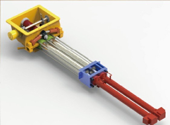 concrete pump pumping system