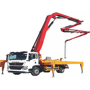 35m 5RZ Concrete Boom Pump Truck With Customized Chassis