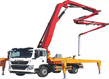 47m 6RZ Concrete Boom Pump Truck With Customized Chassis
