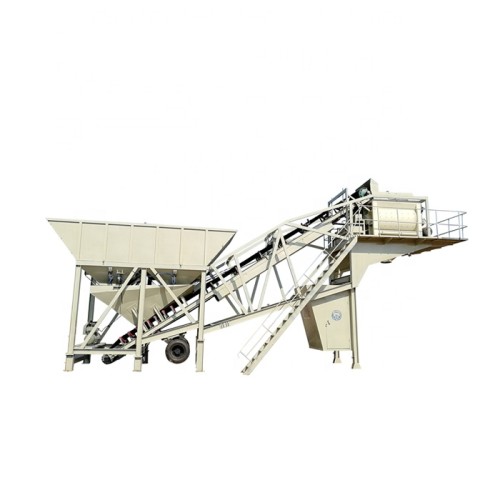 25 m³/h 35m3/hr 75m3/hr Mobile Concrete Batching Plant