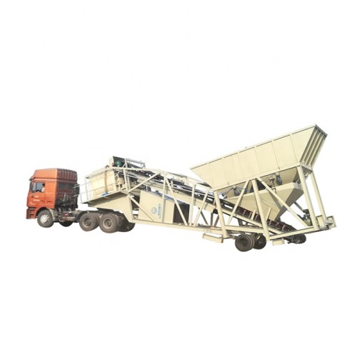 25 m³/h 35m3/hr 75m3/hr Mobile Concrete Batching Plant